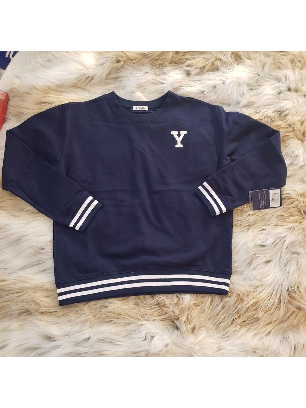 Yale Mesh Back Crew Neck - Picture 2 of 8